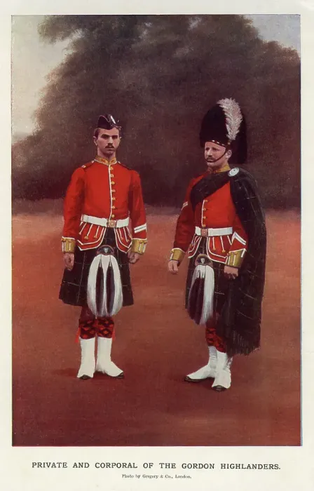 Framed Print : Private and Corporal of the Gordon Highlanders Framed Print : Private and Corporal of the Gordon Highlanders