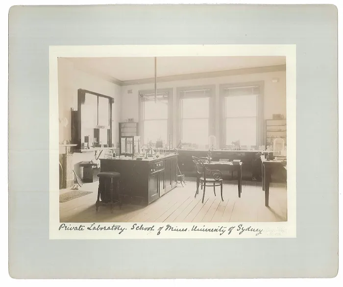 Framed Print : Private Laboratory, New School of Mines, Sydney University Framed Print : Private Laboratory, New School of Mines, Sydney University