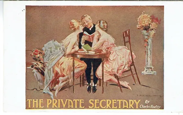 Framed Print : The Private Secretary by Charles Hawtrey Framed Print : The Private Secretary by Charles Hawtrey
