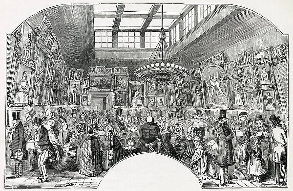 Private View at the Royal Academy 1843