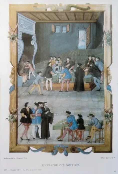 Framed Print : Privileges of the royal school of notaries Framed Print : Privileges of the royal school of notaries