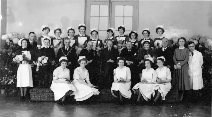 Framed Print : Prize Giving at the General Hospital, Hereford Framed Print : Prize Giving at the General Hospital, Hereford