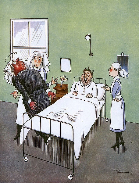 The Probationer who Disagreed with the Matron, H. M. Bateman