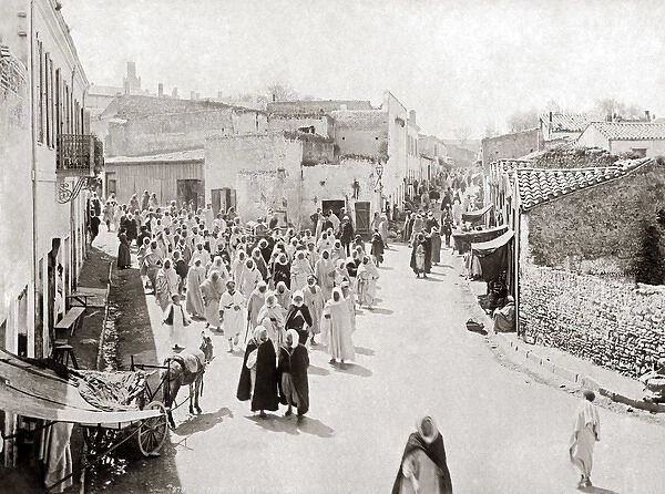 Procession, Algeria, circa 1890
