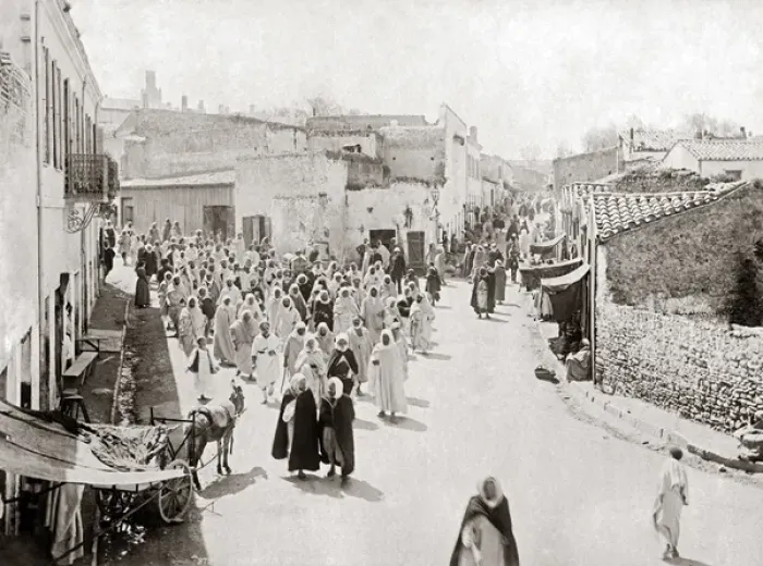 Framed Print : Procession, Algeria, circa 1890 Framed Print : Procession, Algeria, circa 1890