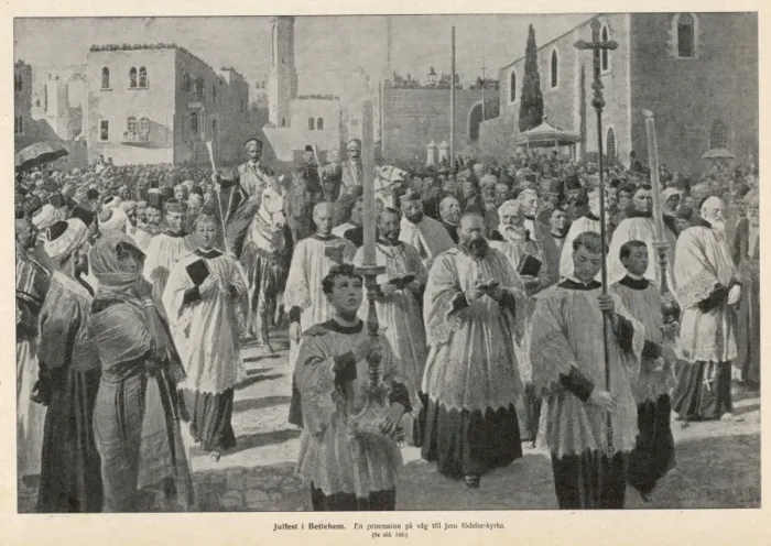 Framed Print : Procession in Bethlehem Framed Print : Procession in Bethlehem