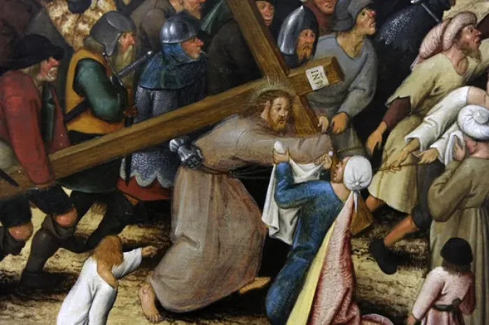 Framed Print : The Procession to Calvary, 1602, by Pieter Brueghel the Youn Framed Print : The Procession to Calvary, 1602, by Pieter Brueghel the Youn