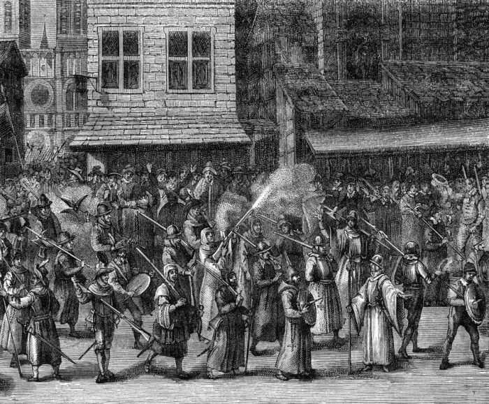 Framed Print : Procession of the Catholic Ligue through the streets of Pa Framed Print : Procession of the Catholic Ligue through the streets of Pa