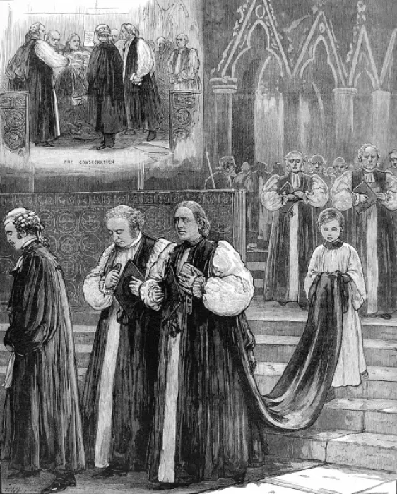 Framed Print : Procession after the Consecration of the Bishop of Sydney, W Framed Print : Procession after the Consecration of the Bishop of Sydney, W