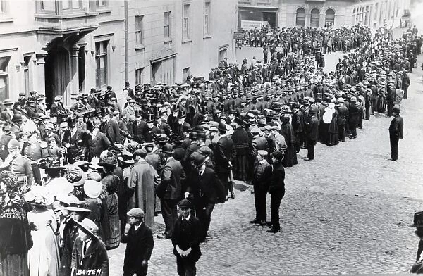 Procession of dignitaries, Haverfordwest, South Wales