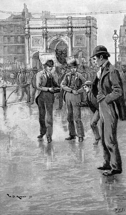 Framed Print : A Procession entering Hyde Park, 1890 Framed Print : A Procession entering Hyde Park, 1890