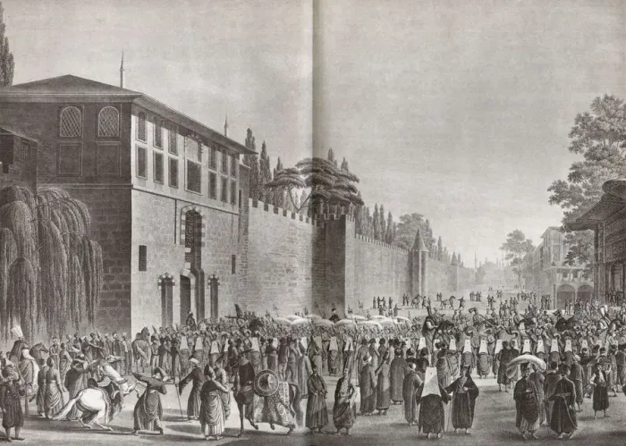 Framed Print : Procession on the Feast of Bayram - Istanbul, Turkey Framed Print : Procession on the Feast of Bayram - Istanbul, Turkey