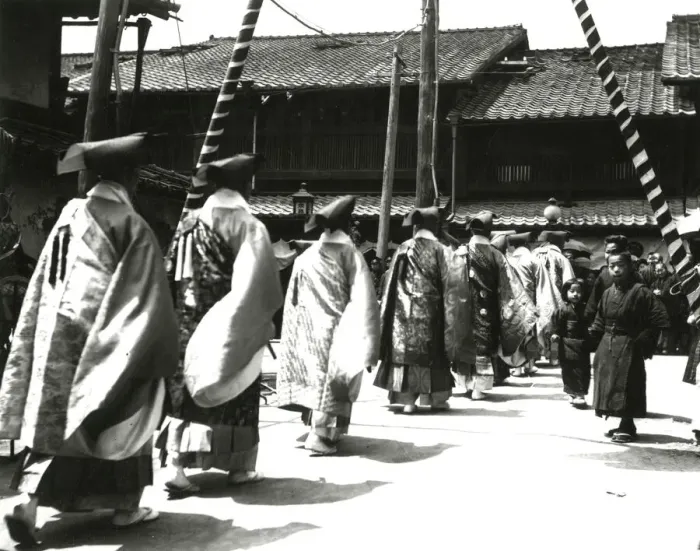 Framed Print : Procession of Lama Priests in Kyoto, Japan Framed Print : Procession of Lama Priests in Kyoto, Japan