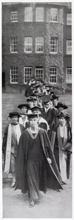 Framed Print : The Procession marking the half-century of Westfield College for Women Framed Print : The Procession marking the half-century of Westfield College for Women