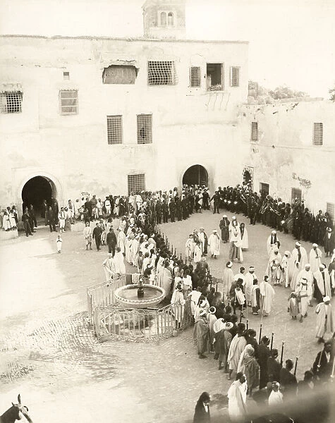 Procession, musical band, Algeria