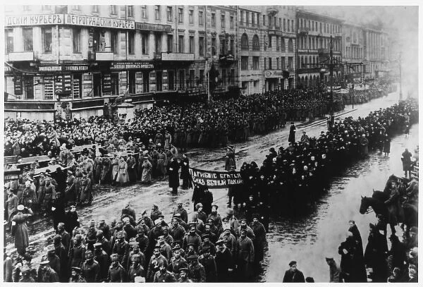 Procession in Petrograd