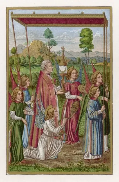 Framed Print : Procession of Sacrament Framed Print : Procession of Sacrament