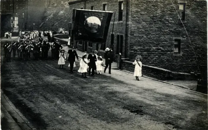 Framed Print : Procession Scotland?, Thought to be in Scotland, Scotland Framed Print : Procession Scotland?, Thought to be in Scotland, Scotland