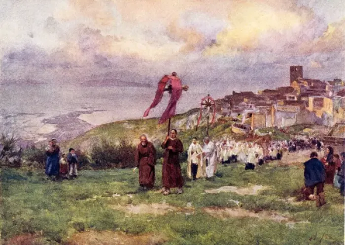 Framed Print : Procession in Sicily Framed Print : Procession in Sicily