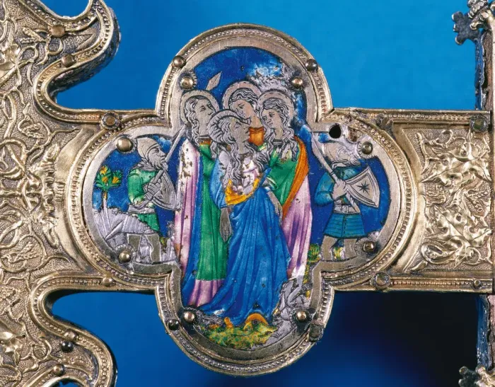 Framed Print : Processional cross of Santa Eulalia. By Francesc Vilardell Framed Print : Processional cross of Santa Eulalia. By Francesc Vilardell