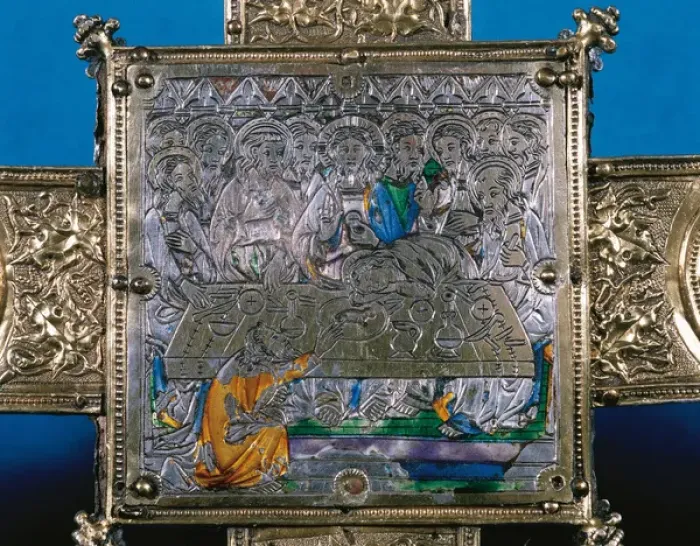 Framed Print : Processional cross of St Eulalia by Francesc Vilardell. 138 Framed Print : Processional cross of St Eulalia by Francesc Vilardell. 138