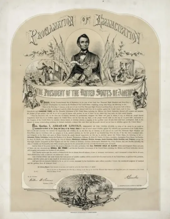 Framed Print : Proclamation of emancipation Framed Print : Proclamation of emancipation