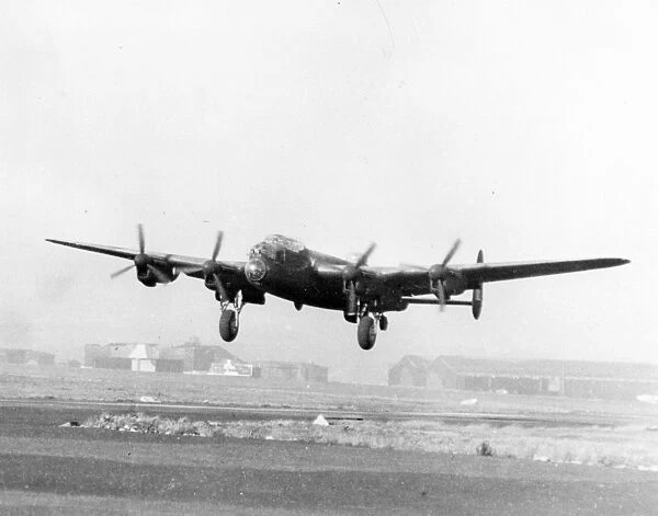 The last production Lancaster taking off