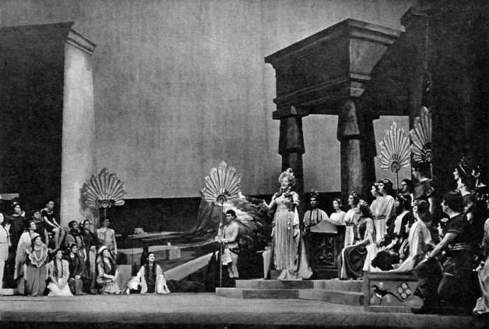 Framed Print : Production of The Trojans by Berlioz, 1957 Framed Print : Production of The Trojans by Berlioz, 1957