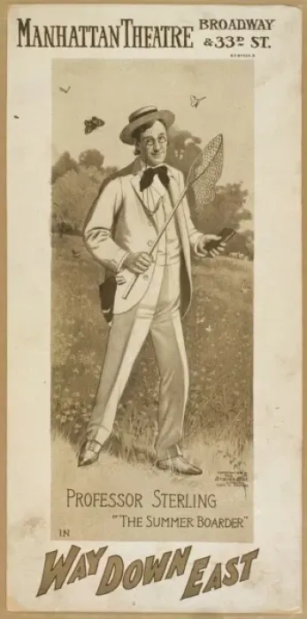 Framed Print : Professor Sterling in Way down East Framed Print : Professor Sterling in Way down East