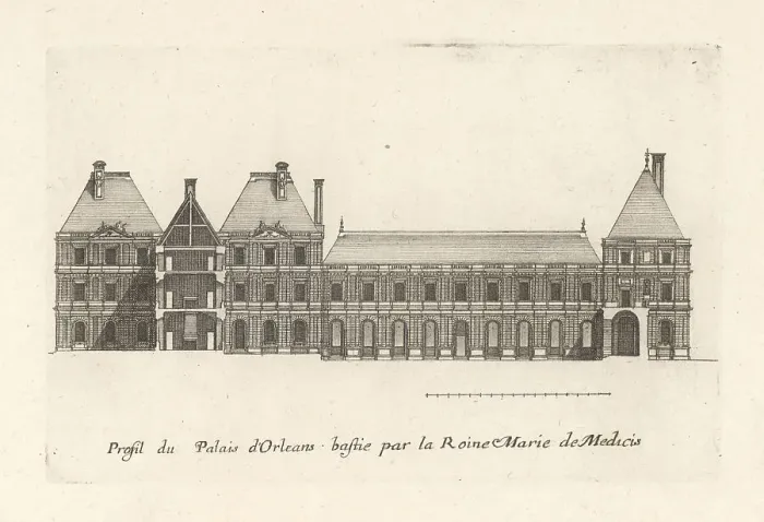 Framed Print : Profile of Luxembourg Palace, Paris Framed Print : Profile of Luxembourg Palace, Paris