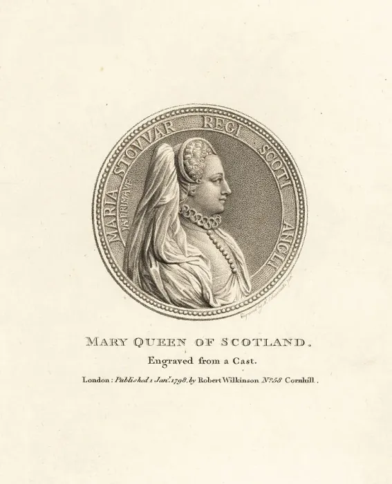 Framed Print : Profile portrait of Mary, Queen of Scots (1542-1587) Framed Print : Profile portrait of Mary, Queen of Scots (1542-1587)