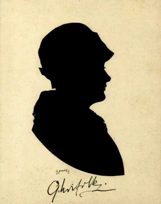 Framed Print : Profile portrait - Silhouette Framed Print : Profile portrait - Silhouette