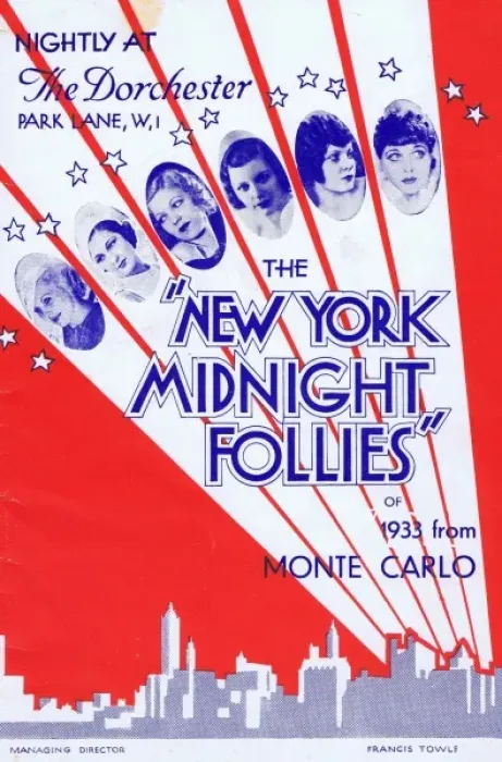 Framed Print : Progamme cover for The New York Midnight Folies Framed Print : Progamme cover for The New York Midnight Folies