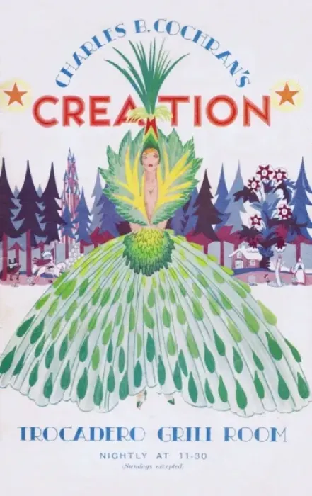 Framed Print : Programme cover for Creation at the Trocadero Framed Print : Programme cover for Creation at the Trocadero