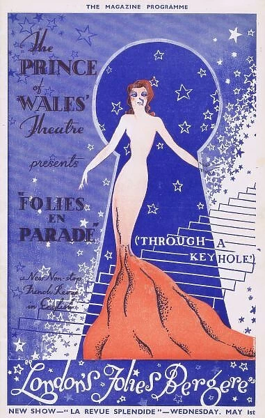 Programme cover for Folies en Parade, 1935