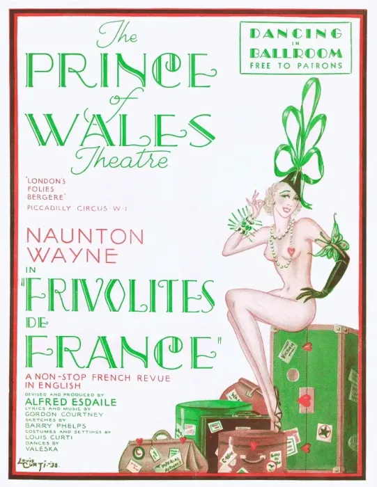 Framed Print : Programme cover for Frivolities de France, 1938 Framed Print : Programme cover for Frivolities de France, 1938