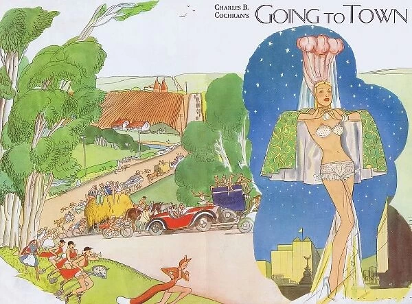 Programme cover for Going to Town, Trocadero