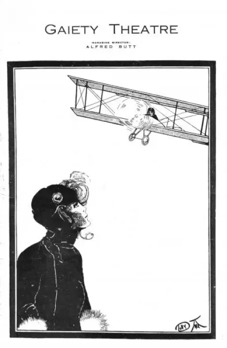 Framed Print : Programme cover for Going Up, 1918 Framed Print : Programme cover for Going Up, 1918