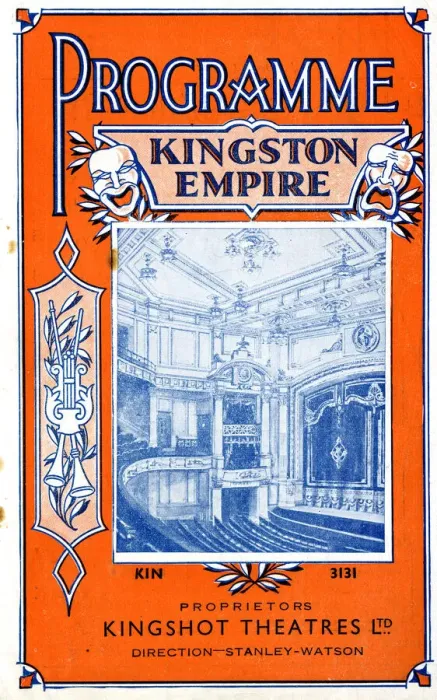 Framed Print : Programme cover, Kingston Empire Theatre, Surrey Framed Print : Programme cover, Kingston Empire Theatre, Surrey