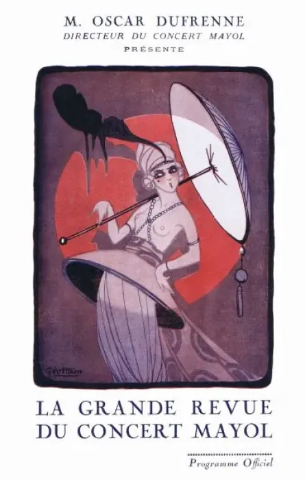 Framed Print : Programme cover for La Grand Revue