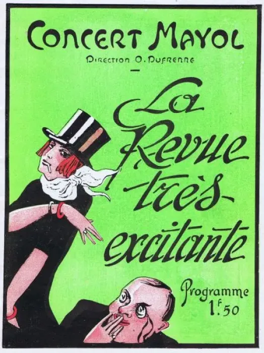 Framed Print : Programme cover for La Revue Tres Excitante Framed Print : Programme cover for La Revue Tres Excitante