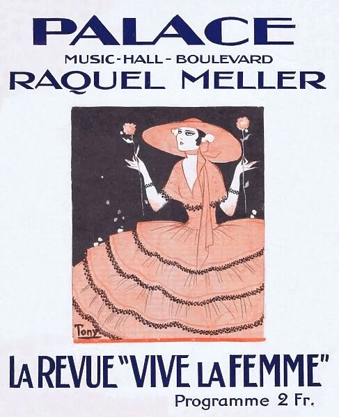 Programme cover for La Revue Vive La Femme