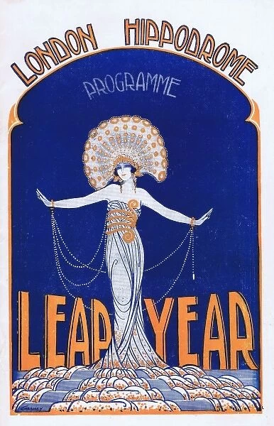 Programme cover for Leap Year, 1924