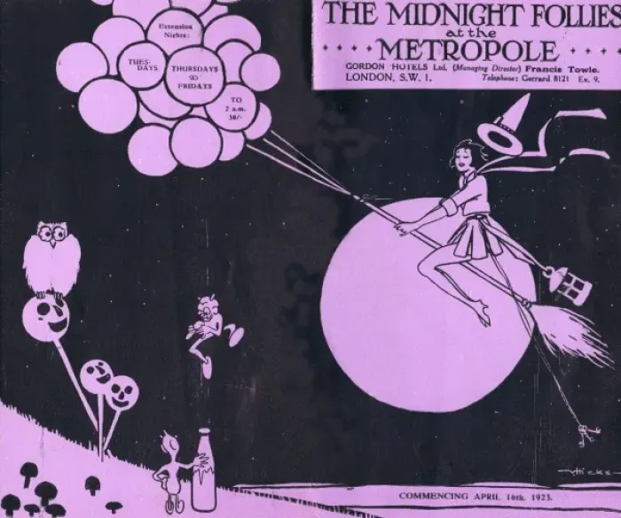 Framed Print : Programme cover for The Midnight Follies Framed Print : Programme cover for The Midnight Follies