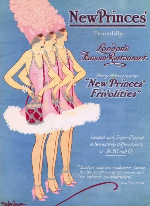 Framed Print : Programme cover for New Princes Frivolities Framed Print : Programme cover for New Princes Frivolities
