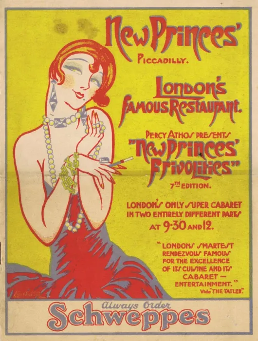 Framed Print : Programme Cover for the New Princes Frivolities cabaret Framed Print : Programme Cover for the New Princes Frivolities cabaret