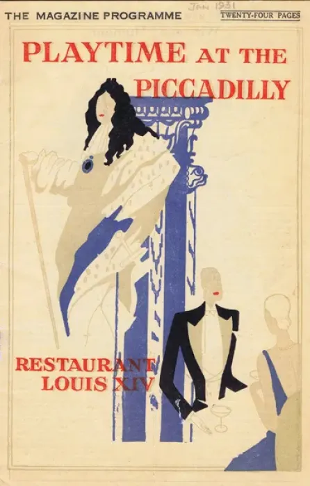 Framed Print : Programme cover for Playtime at the Piccadilly Framed Print : Programme cover for Playtime at the Piccadilly