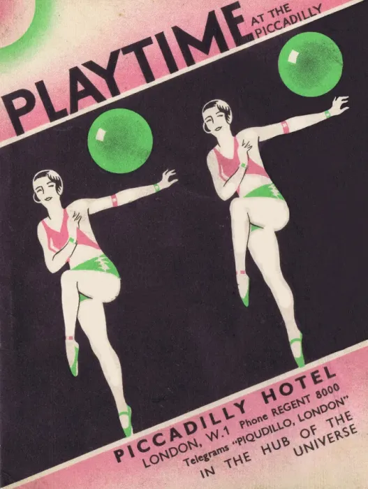 Framed Print : Programme cover for Playtime at the Piccadilly at the Piccadilly Hotel, London Framed Print : Programme cover for Playtime at the Piccadilly at the Piccadilly Hotel, London