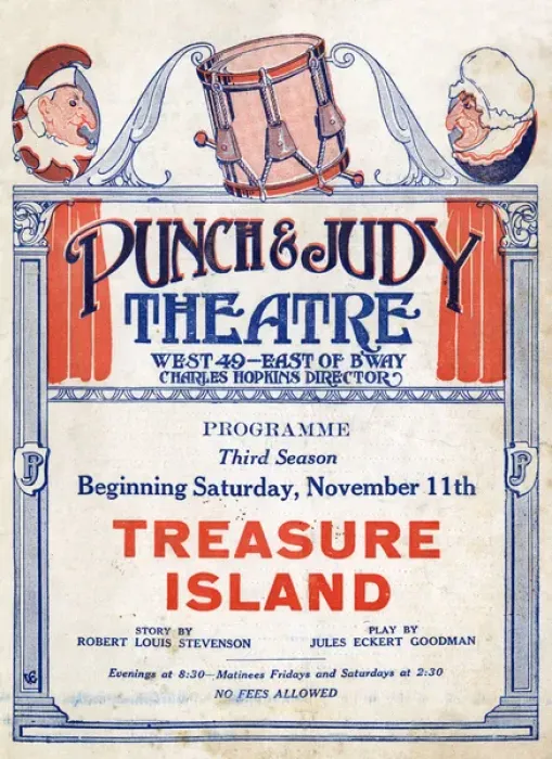 Framed Print : Programme cover, Punch & Judy Theatre, New York, USA Framed Print : Programme cover, Punch & Judy Theatre, New York, USA