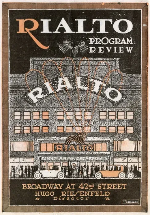 Framed Print : Programme cover, Rialto Theatre, New York, USA Framed Print : Programme cover, Rialto Theatre, New York, USA